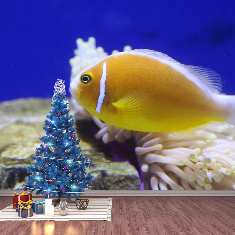 Underwater World Mural Contemporary Photography Wall Covering for Home Decor