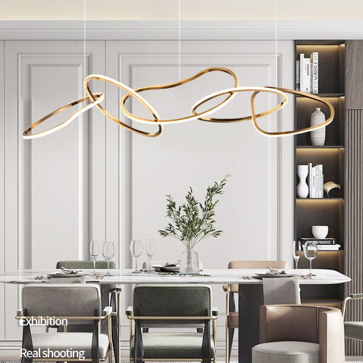 Moderne Noordse licht Luxe artistieke stijl Led kroonluchter Hanglamp voor hanglamp voor eetkamer