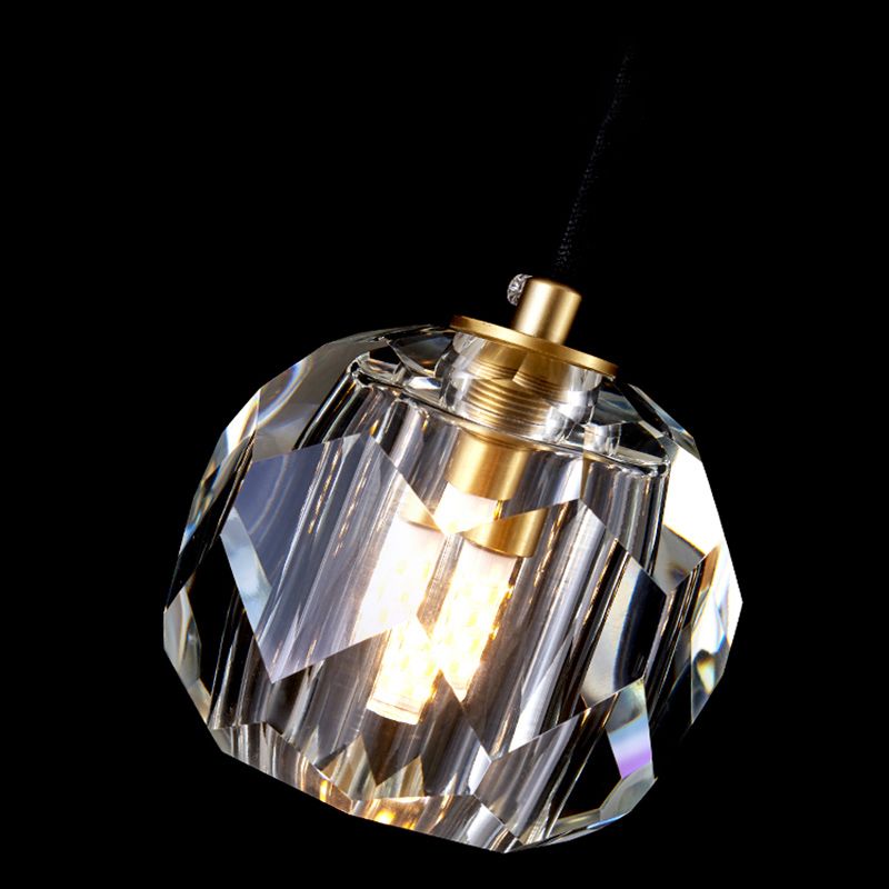 Crystal Globe Hanging Lampe in Modern Artistic Style Pendant Pendant Light for Dining Room