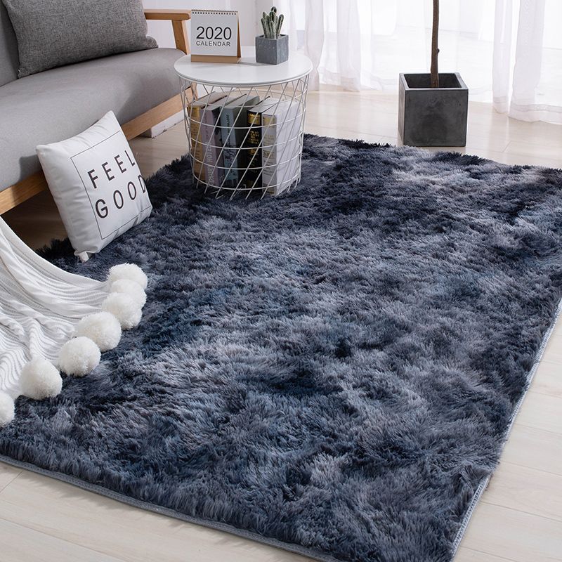 Tapis moderne de moquette de tapis en polyester tapis de support non glipt