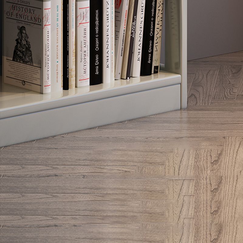 Modern Style Standard Bookshelf Wooden Open Back Bookcase with Shelves