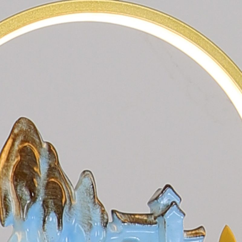 Resina luces colgantes colgantes chinas lámparas colgantes lineales modernas para comedor