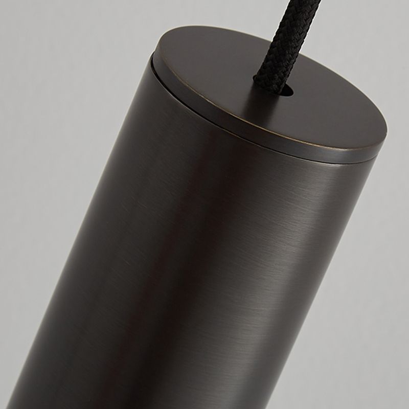 Metal Linear Hanging Lights Modern Style Hanging Mount Fixture for Living Room