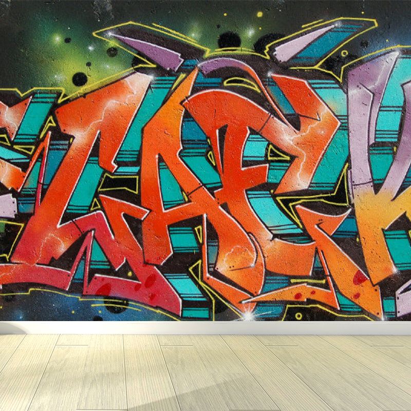 Non-Woven Decorative Wall Mural Modern Fashionable Pattern Wall Covering, Custom Printed