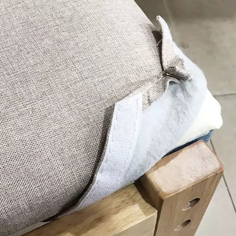 Contemporary Arm Chair Open Back Wood Dining Room Chair for Dining Room