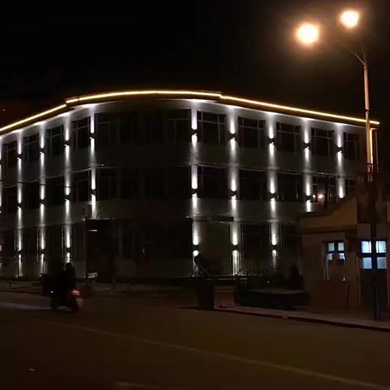 Lampe murale moderne lampe nordique simple, la teinte cylindrique, le luminaire mural pour extérieur