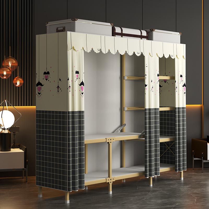 Metal Modern Cabinet for Bedroom Matte Finish Storage Cabinet