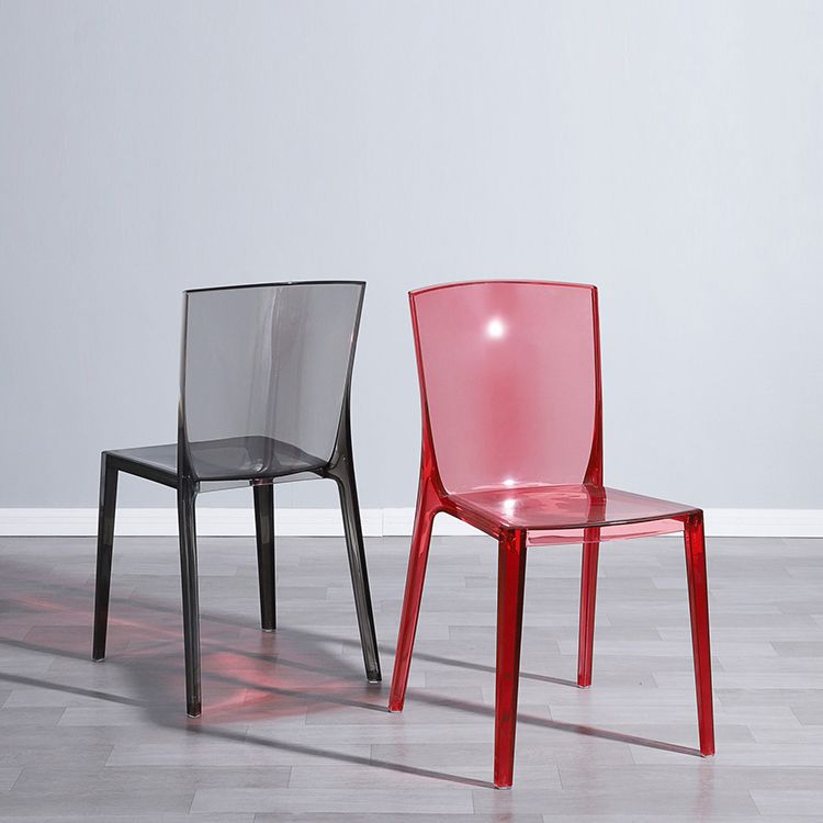 Modern Style Side Chair Plastic Side Dining Chair for Home Use