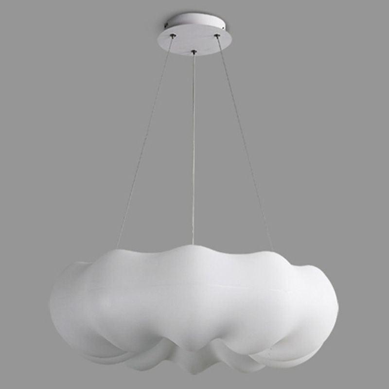 White Cloud Pendant Light LED Acrylic Ceiling Suspension Lamp for Bedroom