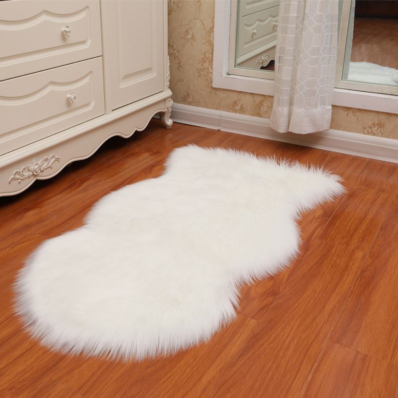 Fancy Plush Area Teppich Vollfarbener Polyester Teppich Easy Care Teppich für Wohnkultur