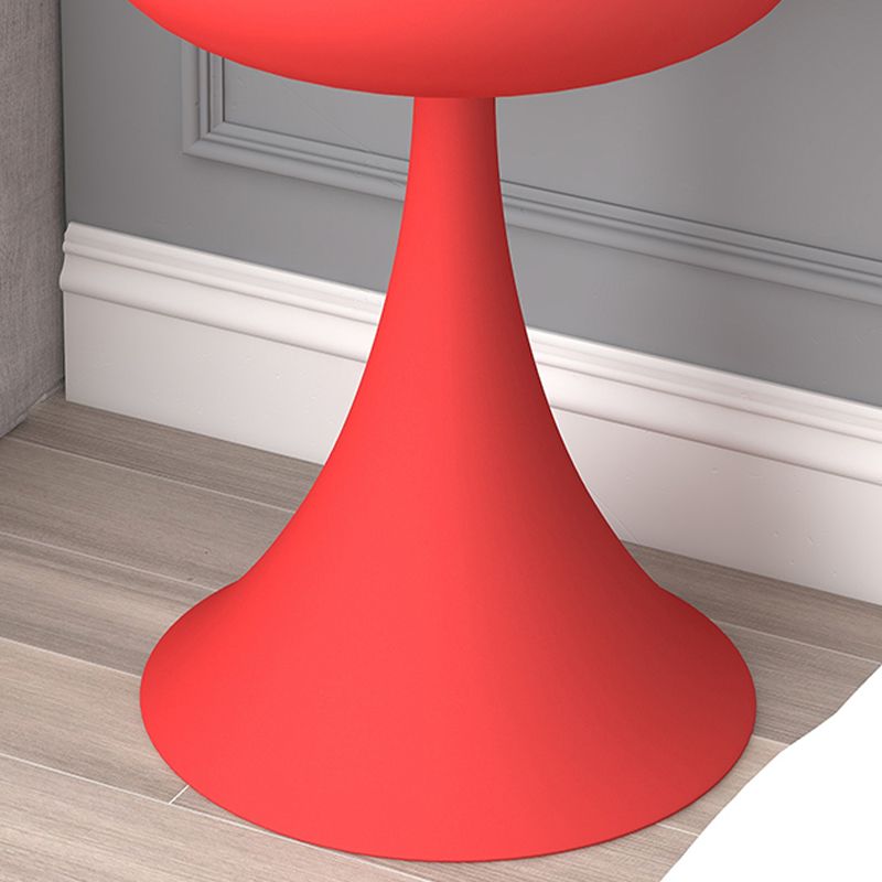 Tray Top Pedestal Side Table Round Sofa Corner Table with Storage