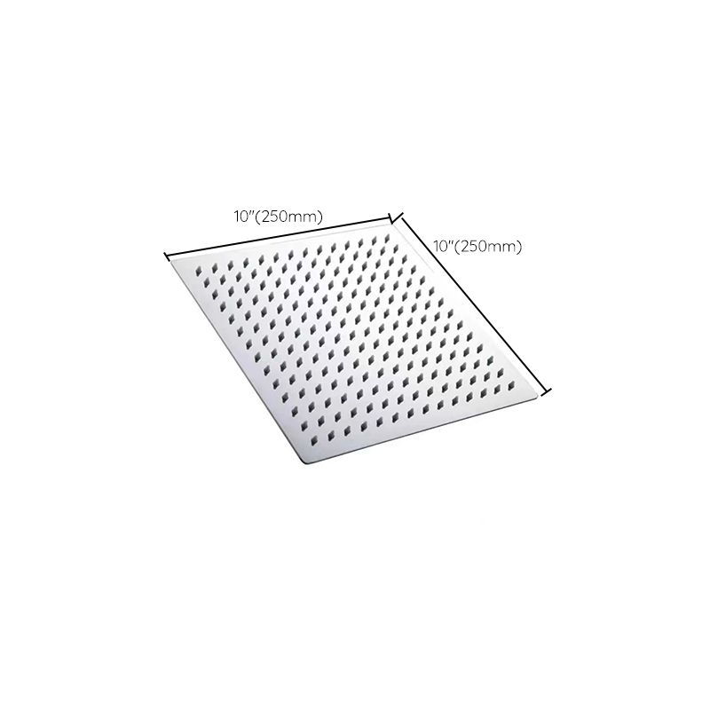 Stainless Steel Shower Head Combo Modern Fixed Shower Head for Bathroom