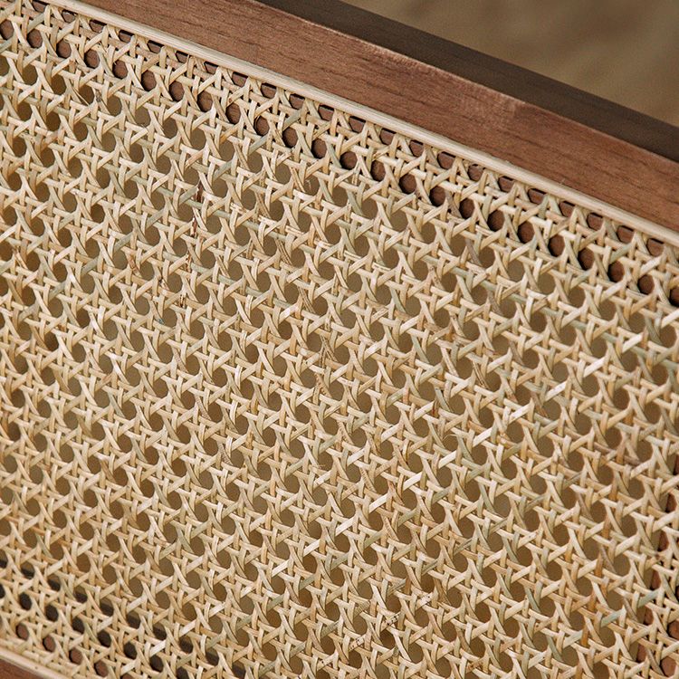 Nordic Style Solid Wood Arm Chair for Dining Room, 17" Height