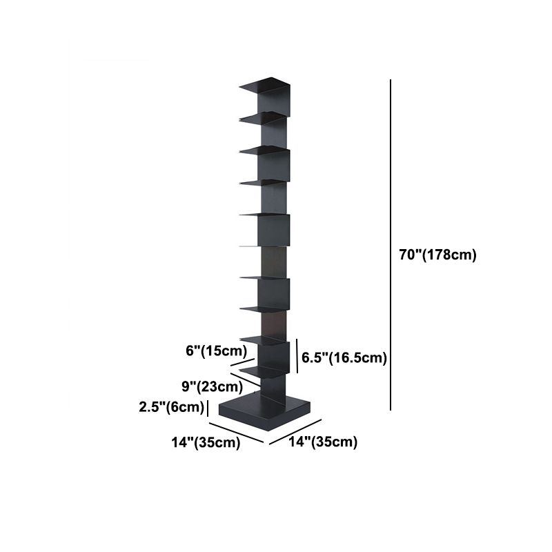 Libreria in acciaio moderno in acciaio scaffale verticale per casa