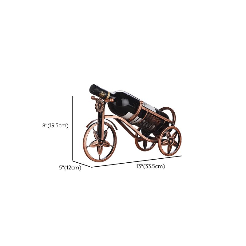 Glam Tabletop Wine Holder Rack Metal Wine Rack Kit for Living Room