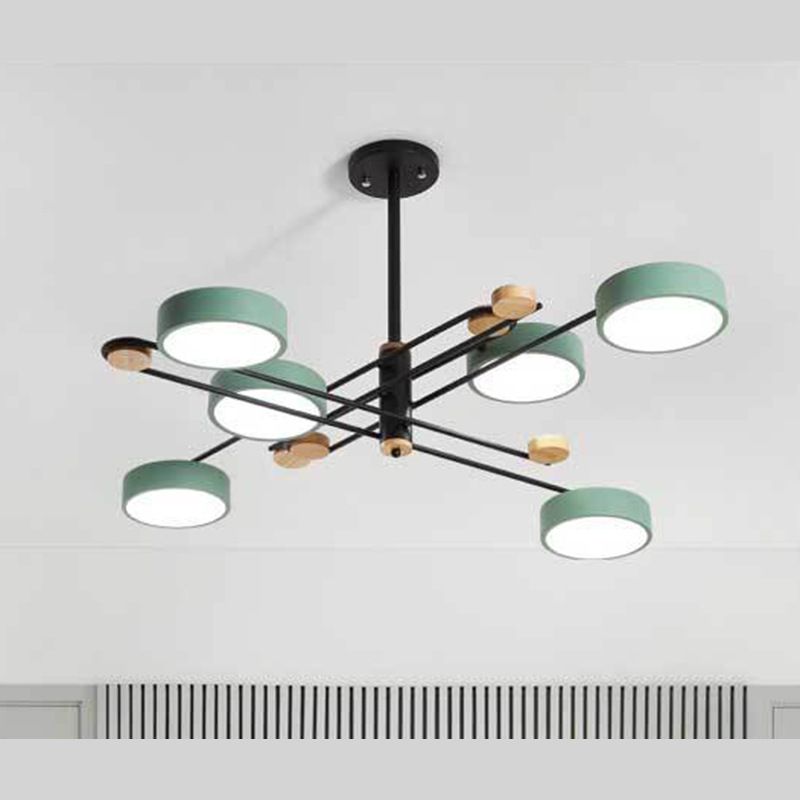 Modern Layered Branching Chandelier Pendant Light Metallic Suspension Pendant Light for Living Room