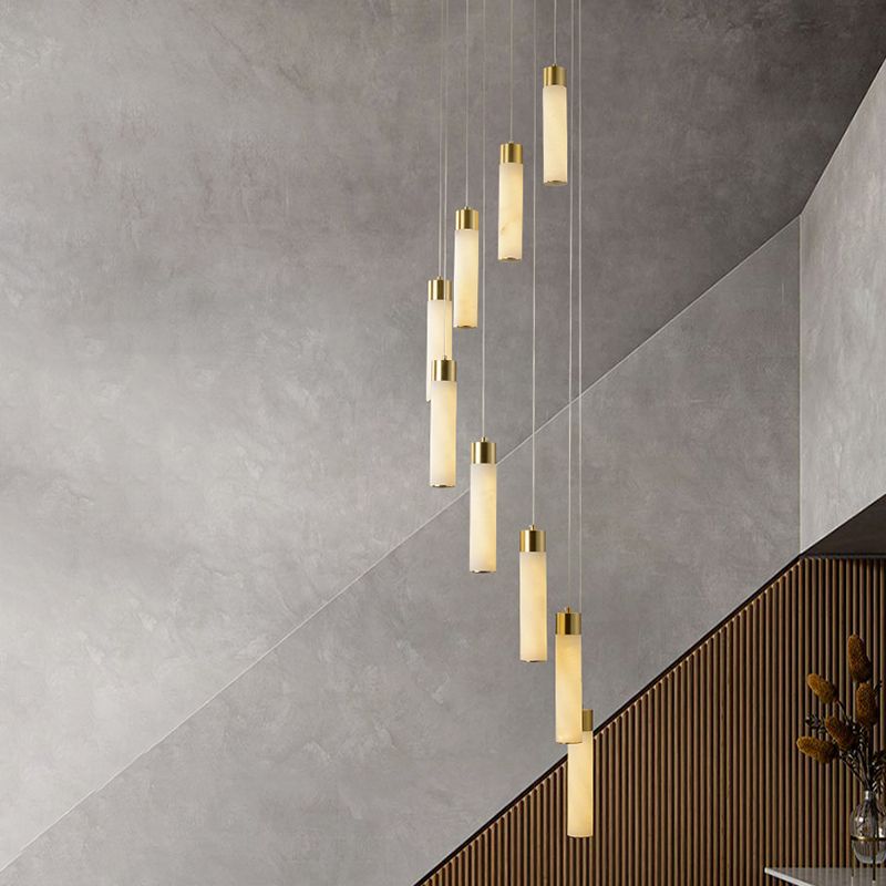 Plafond de lampe à LED en marbre contemporain Light Place pour le salon Roard de salon