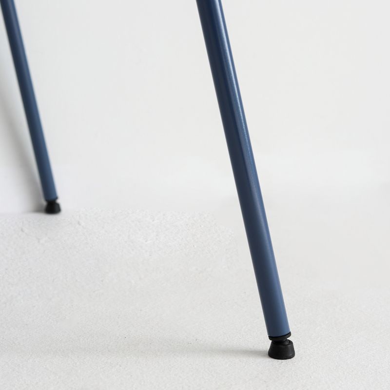Sillas de comedor apilables Sillones de interior con patas de metal (juego de 4)