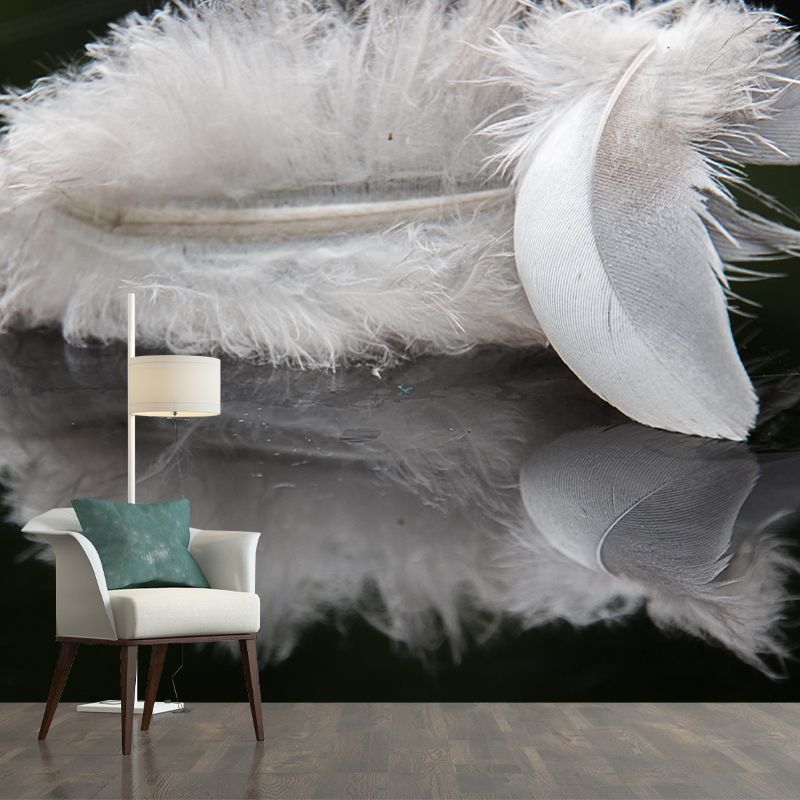 Photography Style Feather Decorative Murals Room Wall Murals
