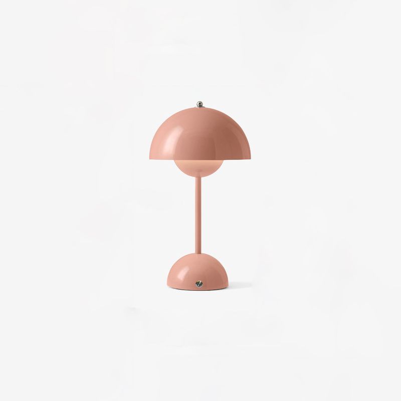 Macaroon Dome Shade Tischlampe, einfaches Metalltischlicht mit Ein/Aus -Schalter