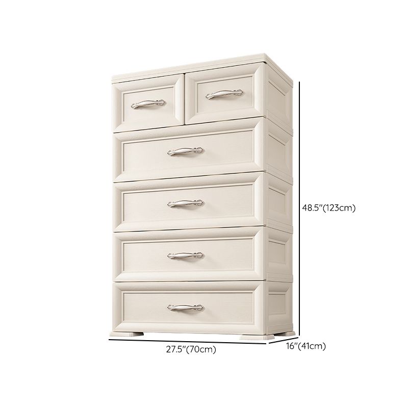 Non-Hanging Armoire with Legs Modern Storage Cabinet with Drawer