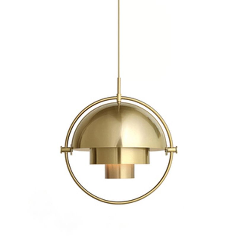 Moderne luxuriöse geometrische Hanglampe -Elektroplate Metallanhänger Licht für Esszimmer