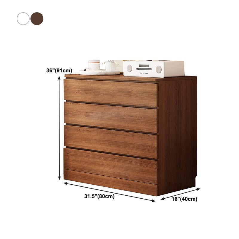 Modern Bedroom Storage Chest Wooden Chest Dresser with 3 / 4 / 5 / 6 Drawers