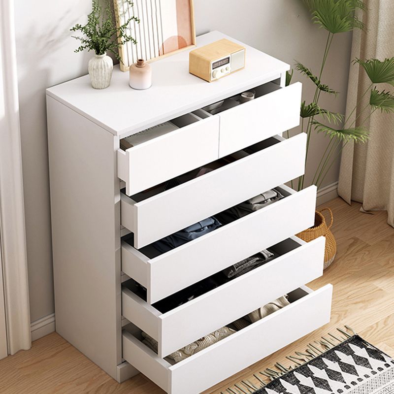 Contemporary Style Wood Accent Chest Side Cabinet with Drawers