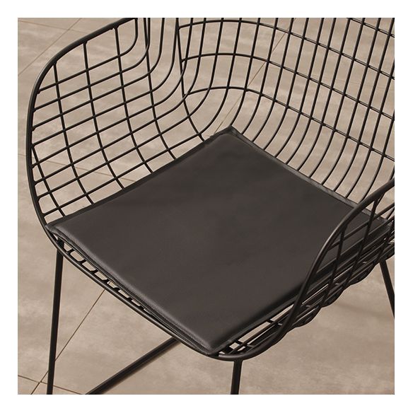 El cuero moderno de la PU que cena el metal de las sillas cena los sillones para el uso del restaurante
