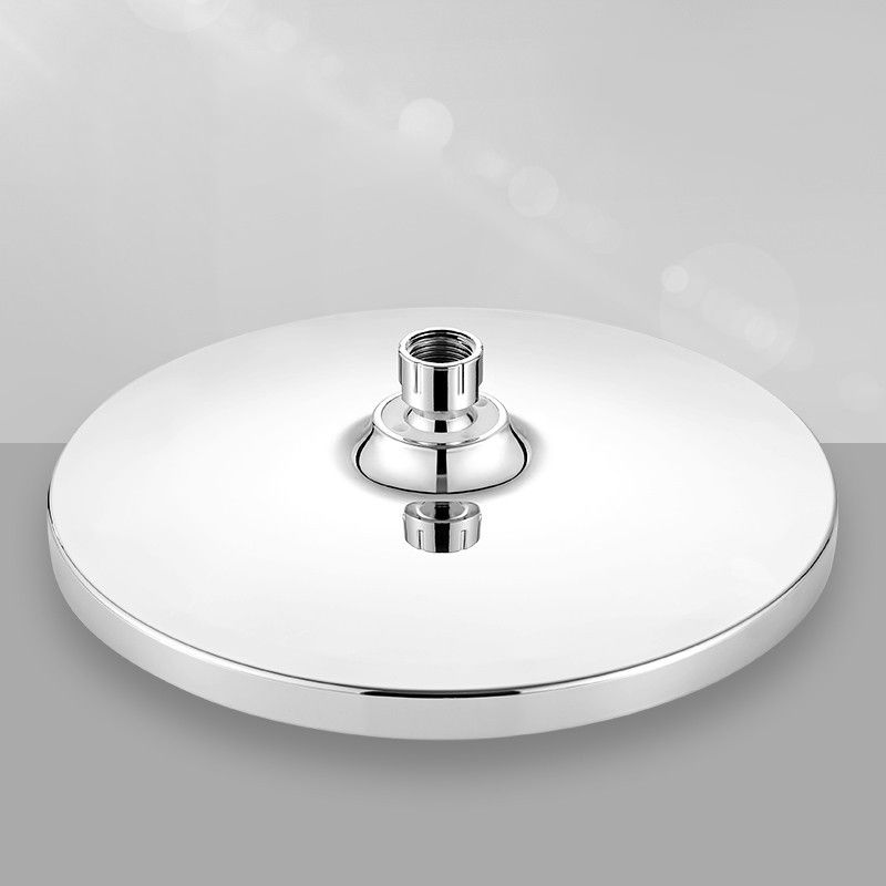 Contemporary Round Showerhead Leak Resistant Rain Fall Large Shower Head