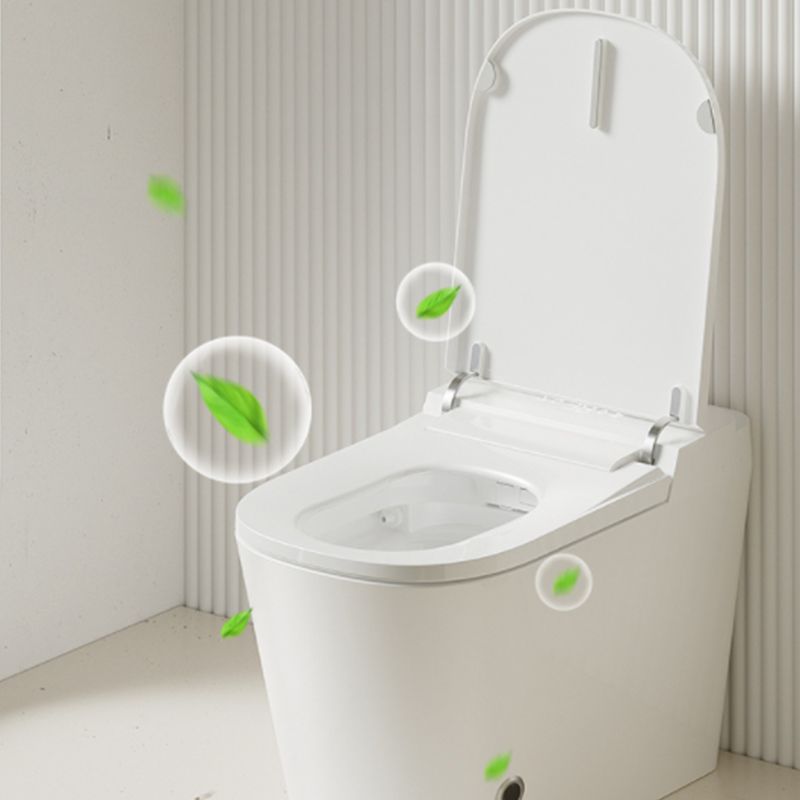 One Piece Toilet Porcelain Modern Toilet Floor Mounted Siphon Jet Urine Toilet