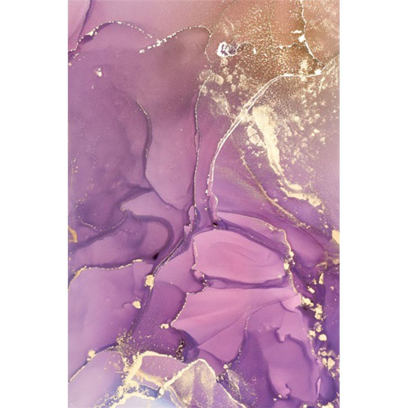 Fancy Watercolor Abstract Rug Multi-Color Modern Carpet Polyester Stain Resistant Anti-Slip Backing Washable Rug for Bedroom