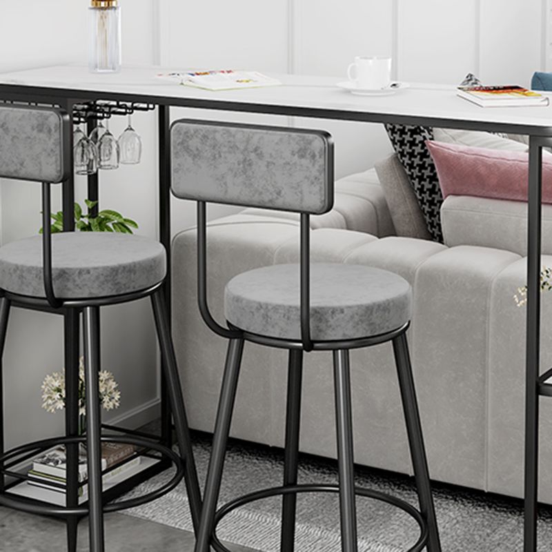 Glam Style Stone Specialty Bar Stool Table Table for Living Room