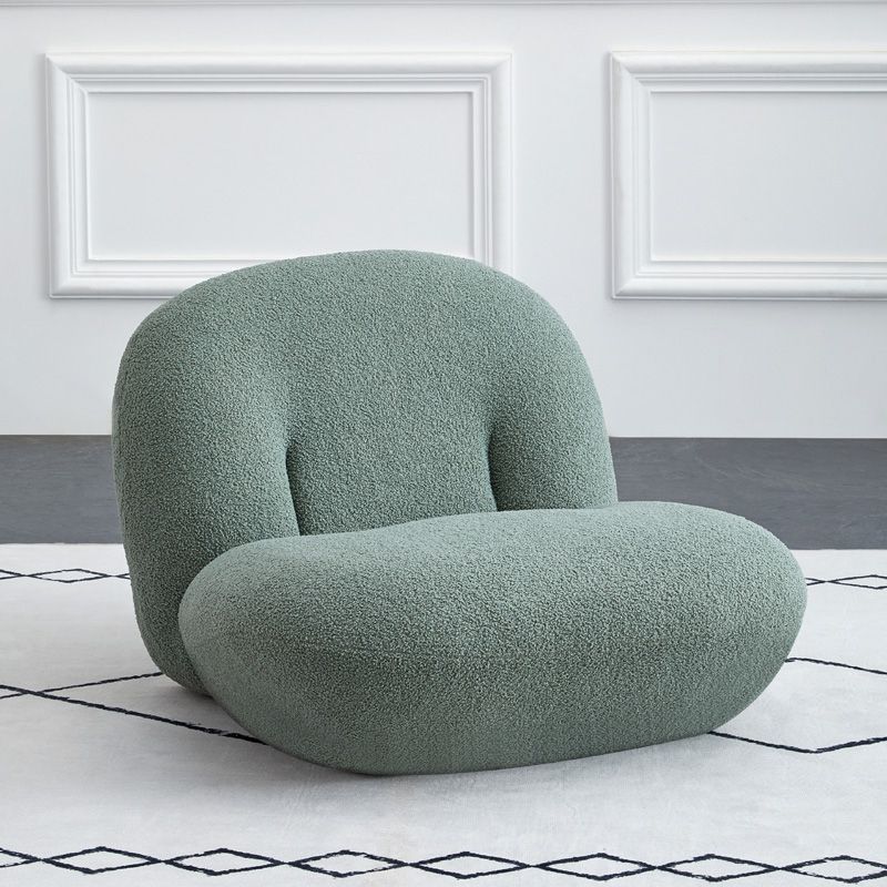 Wool Armless Chair 31.49" L x 27.55" W x 26.77" H Armless Chair for Living Room