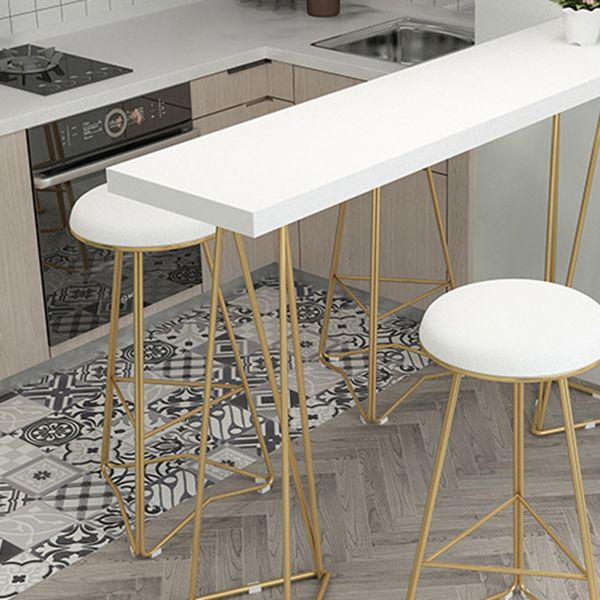 Traditional Luxury Dining Table Solid Wood Bar Table Rectangle Bar Table