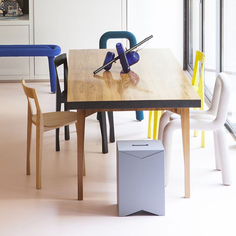 Ensemble de chaises latérales à dossier ouvert de salle à manger de chaises de velours de style contemporain