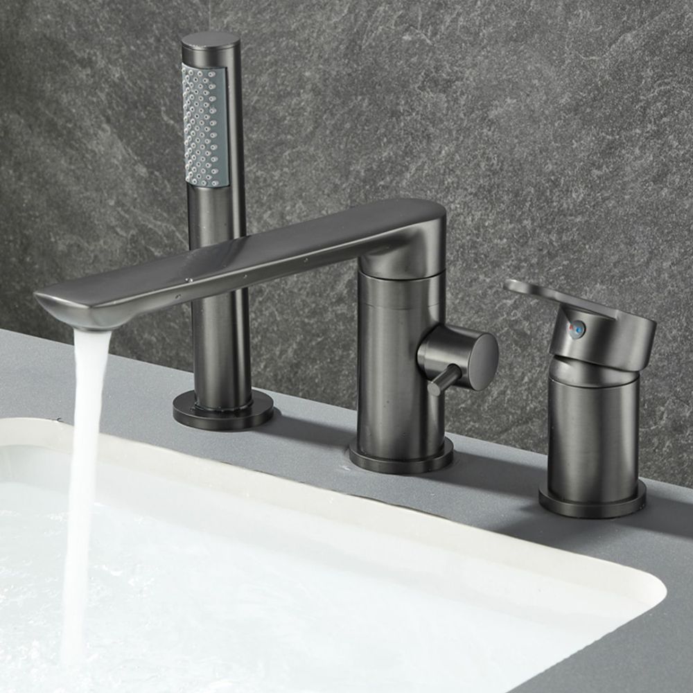 Modern Bathroom Faucet Two Handle Temperature Control Bathtub Faucet