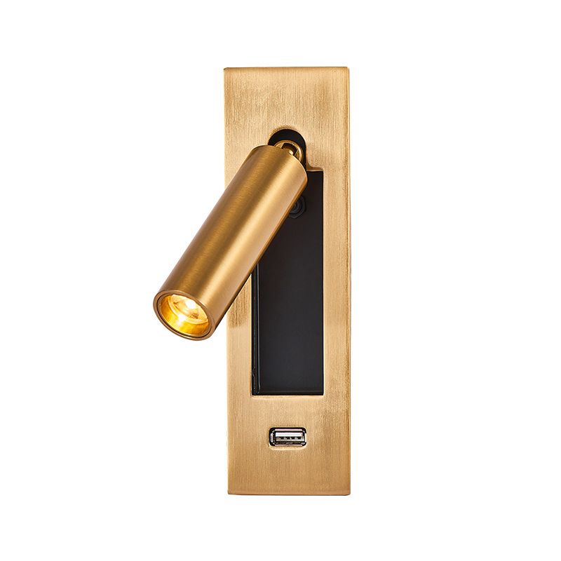 Luz de montaje en la pared Luz de pared LED de pared LED de dormitorio de metal moderno