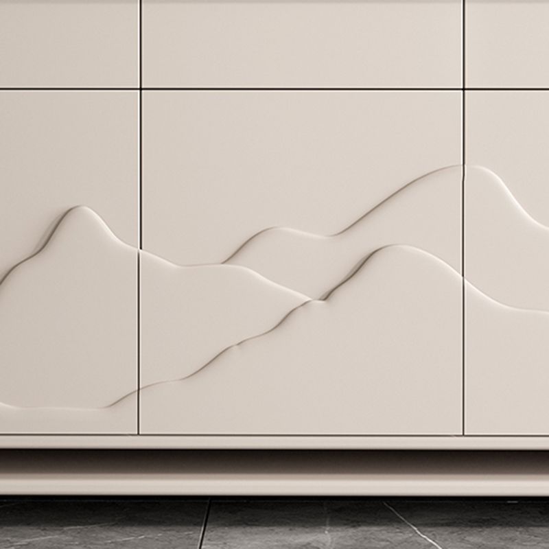 Modern Standard Cabinet White Drawers Included Accent Cabinet