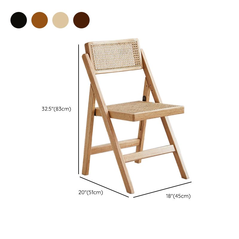 Folding Outdoors Modern Rattan Dining Chairs Patio Dining Chair