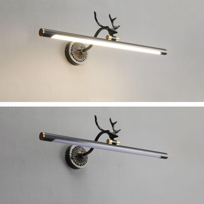 Luce Extravagant Linear Vanity Fishestures Acrilic Vanity Sconce