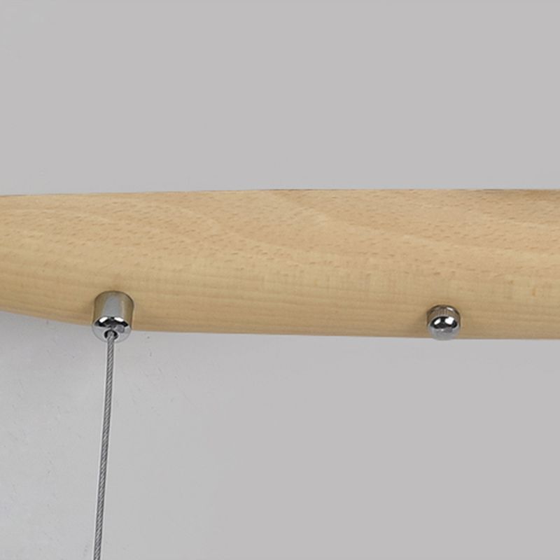 Luci a ciondolo da cucina moderna Lampaggio di illuminazione isola lineare in metallo