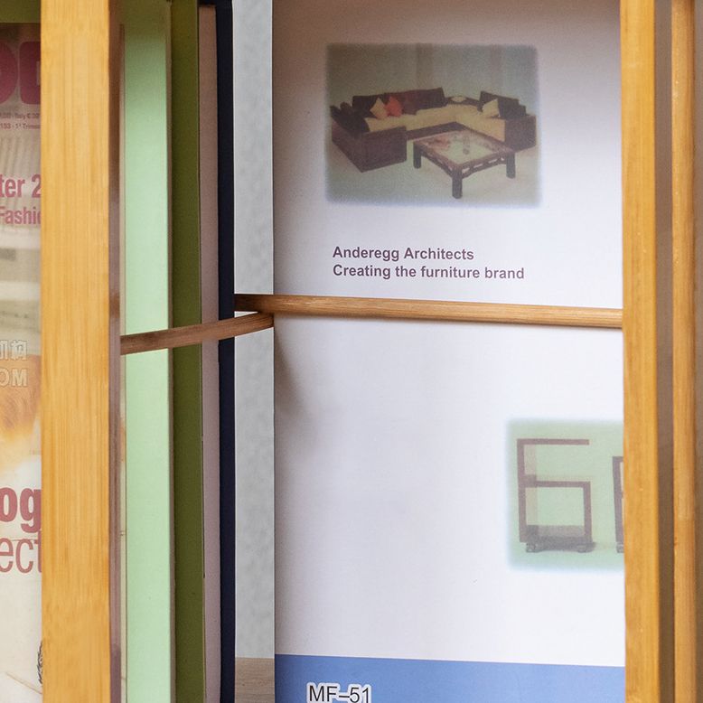 Geometric Rotatable Bookshelf Modern Style Study Room Bookshelf