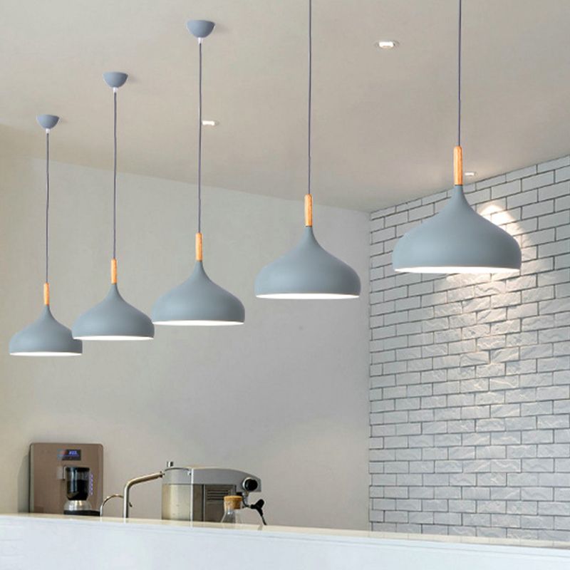 Macaron Macaron Chargon suspendu la lampe Pendnant Metal suspendu suspendu pour le restaurant