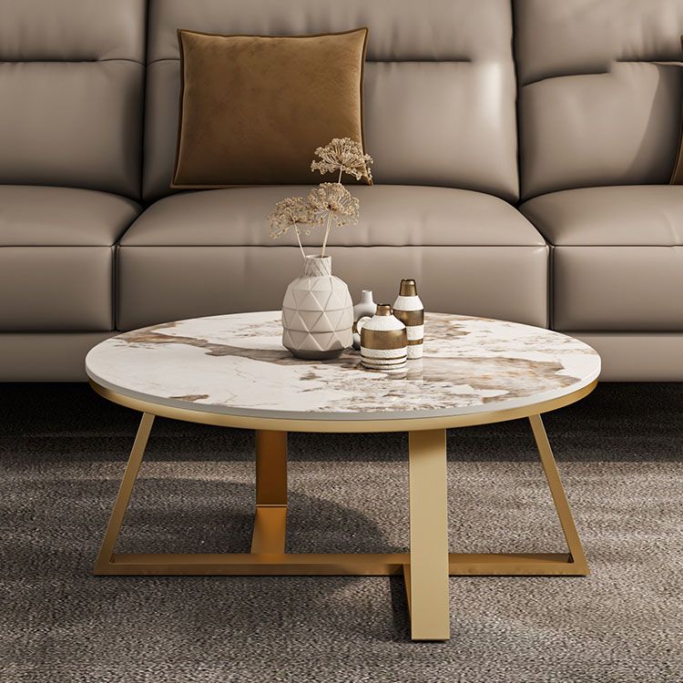 Frame Round Coffee Table Slate Top Coffee Coffee or End Table