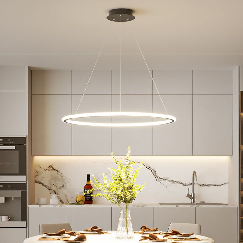 Luce di lusso moderno moderno moderno semplice a led lampadario a led lampadario per sala da pranzo