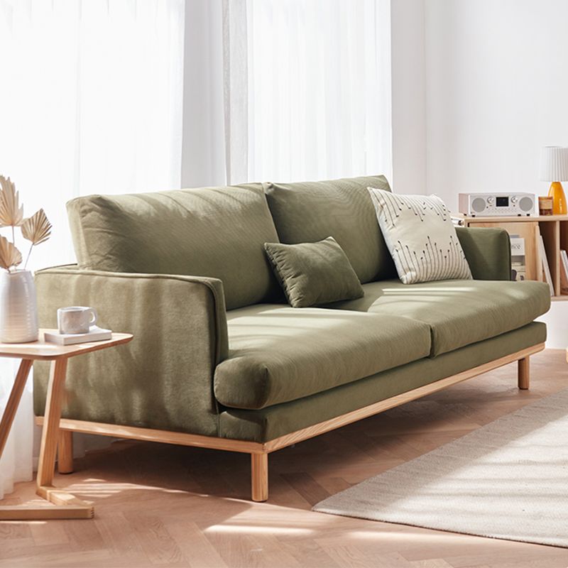 Eingezogener Arm Lose Rückensofa 35 "W Velvet -Sofa für Wohnzimmer