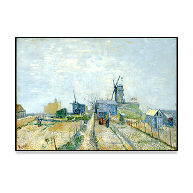 Van Gogh – peinture sur toile de couleur douce, impression d'art mural de terres agricoles pour la décoration de la maison