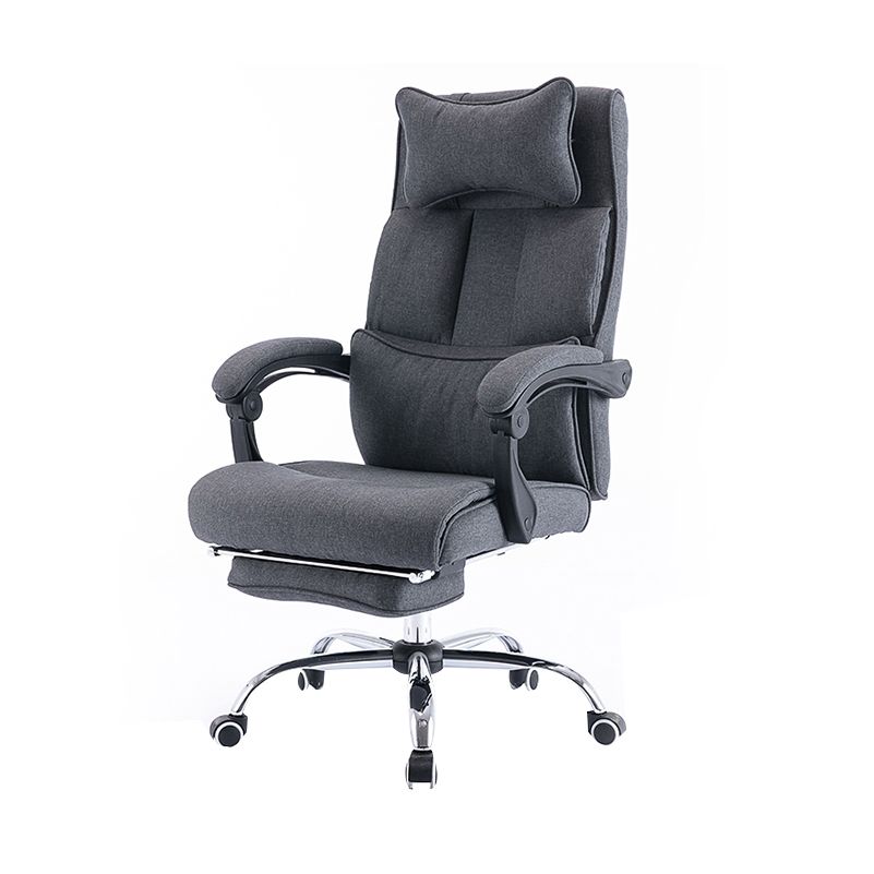 Modern Slide Chair Padded Arms No Distressing Ergonomic Chair with Wheels