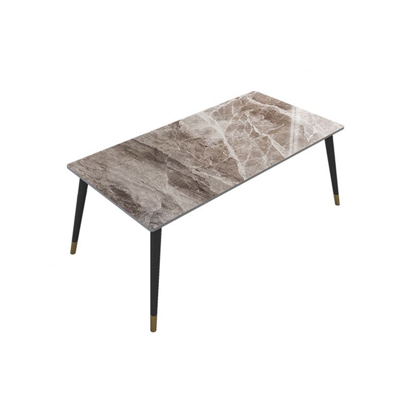 Glam Style Sintered Stone Dining Set Rectangle 1/5/6/7 Pieces Dining Set for Dining Areas